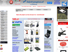 Tablet Screenshot of defotopagina.nl